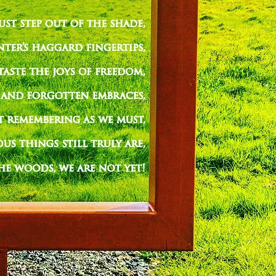 Summer’s Approach Summer’s approach brings cautious hope,Swelling and flushing with colour all about,Her potential, beaming Midas touch of joy,but for winters grip, begrudgingly holding fast,Just as the shadow of 2020 will not pass!Cautiously we must step out of the shade,Emerging free from winter’s haggard fingertips,Into the glades to taste the joys of freedom,Into the warmth of missed and forgotten embraces,But remembering as we mustHow precarious things still truly are,As out of the woods, we are not yet!#poetrycommunity #poetry #poetrylovers #poetryofinstagram #poetryisnotdead #poetryislife #poetrysociety #poets_oftomorrow #writingcommunity #writersofinstagram #writing #nature #existence #consciousness #threerings #wordscanchangetheworld #enlightenment #areyouenlightenedyet #ayey