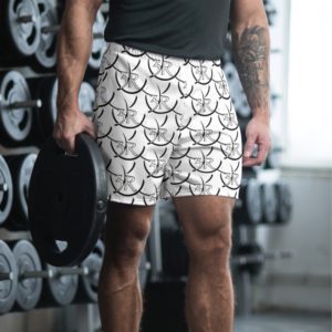 Men's All-Over Print "3R LOGO" Athletic Long Shorts