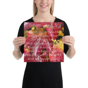 "Autumn and the Fall" Canvas