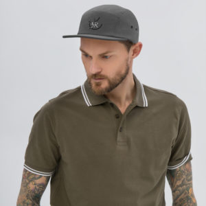 Double embroidered "3R" Five Panel Cap